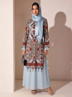 Robe de soirée musulmane en strass 2026 – Nouvelle collection élégante – Abaya de luxe sur mesure de Dubaï pour femme – Tenue traditionnelle musulmane