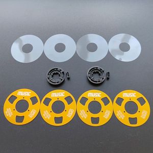Metal Cassette Metal Reel Disc <b>DIY</b> <b>Kit</b> Anti Slip Positioning Hub Film Open Reel Tape Modification Accessory Vintage Audio Hob - Product Image 3