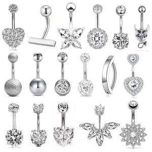 Rvs Sexy <span class=keywords><strong>Navel</strong></span> Ringen Zirkoon 10mm Korte Stijl <span class=keywords><strong>Navel</strong></span> <span class=keywords><strong>Piercing</strong></span> Ombligo Nombril Piercings Lichaam Sieraden Groothandel - Product Image 1