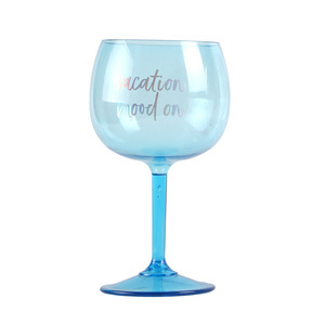 Vasos de Ginebra de Plástico Reutilizables e Irrompibles, 550 ml de Capacidad, Estilo Minimalista con Diseño de Bola, Color Rosa y Azul, Superventas 2026 - Product Image 5