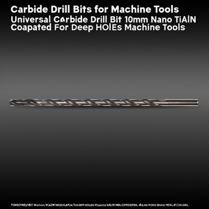 Foret universel en carbure de 10 mm, revêtement Nano TiAlN, pour machines-outils à trous profonds - Product Image 3