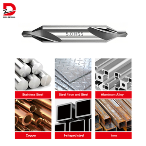 Dz 7pcs M2 tốc độ cao thép 60 độ đôi đã kết thúc hai đầu khoan bits countersink công cụ cho máy tiện kim loại - Product Image 5