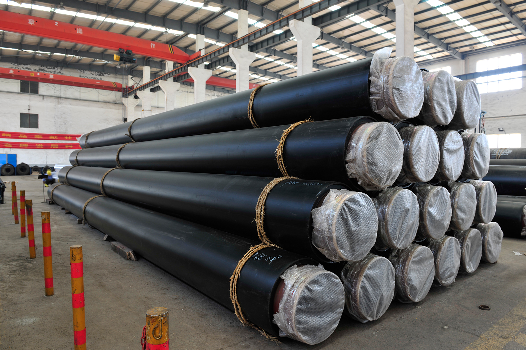 Underground Steam Pipe Insulation With Calcium Silicate Material