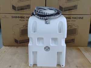 Entrenador de Natación para Piscinas Infinitas, Generador de Olas Ajustable, Bomba de Chorro para Natación, Construcción de Acero Inoxidable y Plástico para Piscinas con Marco - Product Image 5