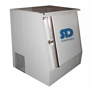 Soardragon Ngoài Trời Thẳng Đứng Tủ Đông 120 Túi Cube Ice Khả Năng Lưu Trữ Rắn/Cửa Kính Tự Động Rã Đông Đóng Gói Ice Merchandiser - Product Image 4