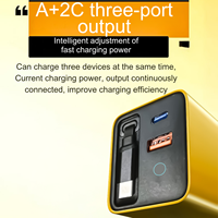 Chargeur mural rapide GaN 80W avec câble rétractable, adaptateur PD PPS pour téléphone et ordinateur portable, vente en gros, personnalisation des couleurs OEM