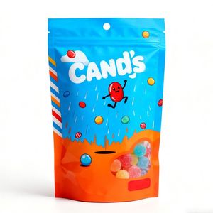 La Chine Fournisseur Impression Personnalisée Snack Biscuits Bonbons Cacahuète Chocolat Emballage Alimentaire Stand Up Zipper Pouch - Product Image 6