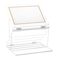 Support de livre en acrylique réglable, support de Torah en plexiglas, support de lecture, rehausseur d'écran d'ordinateur de bureau pour la maison et le bureau