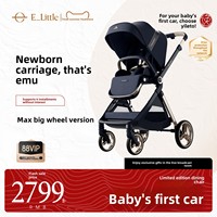Poussette bébé YiletuEMU Max en alliage d'aluminium, légère, pliable, haute position, pour nouveau-né et nourrisson, capacité de charge 15 kg