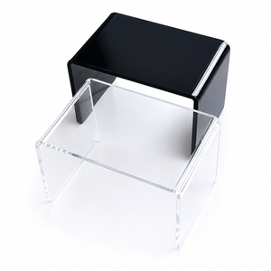 Présentoirs surélevés miniatures personnalisés pour bijoux, <span class=keywords><strong>maquillage</strong></span>, parfums, figurines, desserts, bonbons – Organisateur <span class=keywords><strong>de</strong></span> bureau transparent pour supermarchés et commerces <span class=keywords><strong>de</strong></span> détail - Product Image 1