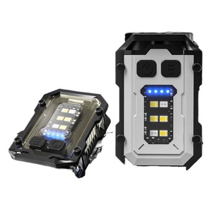 Linterna LED Recargable con Clip para Llavero, Magnética, con Luz de Advertencia Lateral, de Emergencia, Mini Linterna de Bolsillo EDC - Product Image 1