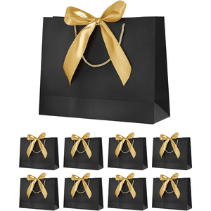 Sac en papier blanc de luxe personnalisé avec votre propre logo et poignée pour les magasins de chaussures, sacs cadeaux - Product Image 1