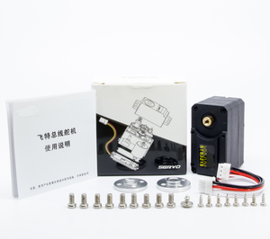 เซอร์โว 6 ชิ้น 7.4V STS3215 รุ่น 1/345 สำหรับแขนหุ่นยนต์ SO-ARM100 แรงบิดสูง 19 กก.ซม. เซอร์โวบัสอัจฉริยะ TTL FE-URT-1 มอเตอร์ - Product Image 6