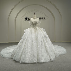 Robe de mariée bouffante en cristal Sweetheart Crystal Puffy de Jancember GT26009 pour femmes - Product Image 1