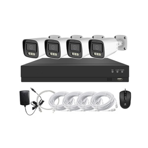 家庭用4チャンネルnvrcctvカメラシステム4kナイトビジョン有線ai poeシステムフルセット - Product Image 2