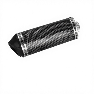 Kit de Escape para Motocicleta, Silenciador <span class=keywords><strong>AKRA</strong></span> de 370 mm y 51 mm de Acero Inoxidable, con DB Killer, para Ninja250, 300SR, Msx125, Mt07, Universal - Product Image 3