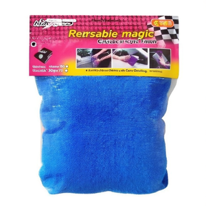 Serviette de lavage de voiture réutilisable Magic Car 30x70cm, chiffon de nettoyage en microfibre pour le detailing automobile - Product Image 2