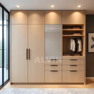 Magnifique Dressing Élégant sur Mesure avec Éclairage pour Chambre et Rangement Maquillage et Vêtements - Product Image 1