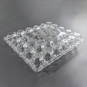30-Grid PET Disposable Transparent Egg Trays & Storage <b>Boxes</b> for Sushi Juice Noodle Hamburger Chewing Gum & Jelly Food Storage - Product Image 1