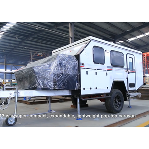 <span class=keywords><strong>Caravane</strong></span> en aluminium à vendre Lotus Aud Australie Maison mobile australienne <span class=keywords><strong>Caravane</strong></span> tout-terrain noire légère Remorque avec toilettes - Product Image 3