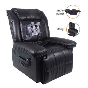 Elektrischer Automatischer Hebe-<span class=keywords><strong>S</strong></span>-Track Zero-Gravity Shiatsu Knetender Liegemassage-Sessel mit Fußstütze - Product Image 2