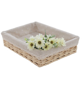 Conteneur de <span class=keywords><strong>panier</strong></span> en osier de cuisine détachable, matériel à doublure - Product Image 3