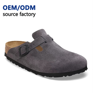 Birkenstocks pour chaussures plates mocassins pour hommes et femmes, semelle en liège légère, toutes saisons - Product Image 3