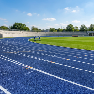 Sistema de Pista de Atletismo Sintética de Tartán Duradero Modelo ASHER AR-FPU01 de 13 mm de Grosor Rojo para Uso Atlético de Alto Rendimiento - Product Image 3