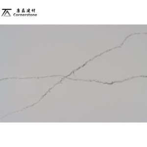 Calacatta Trắng kl6646 tĩnh mạch thạch anh nhân tạo tấm 15mm 18mm 20mm và 30mm Độ dày bàn bếp thiết kế đá - Product Image 3