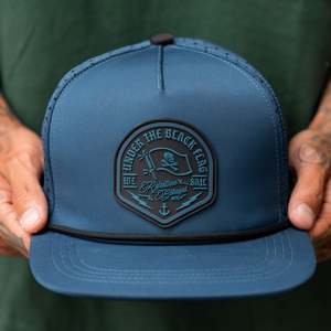 Gorra de Béisbol Deportiva Impermeable para Hombre, de 5 Paneles, con Orificios Cortados a Láser, Logotipo de Goma, Secado Rápido, Estilo Camionero - Product Image 3