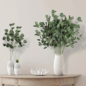 مصنع الجملة جولة أوراق الأوكالبتوس ينبع 35.43in 6 ألوان الخضرة فو لحفل الزفاف ترتيبات الأزهار السائبة - Product Image 2