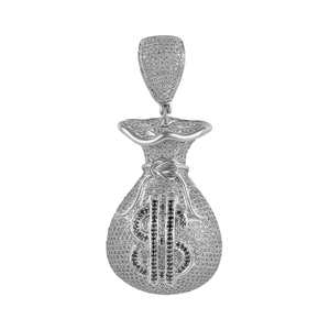 Collar de Lujo con Colgante de Diamante Moissanite Exclusivo Premium, Plata de Ley 925, Estilo Hip Hop, Brillante y Moderno, Regalo de Joyería - Product Image 2