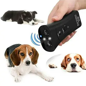Dispositivo ultra-sônico para cães, repelente para cachorros parar de atender com luz led, ferramenta para treinamento de cachorros