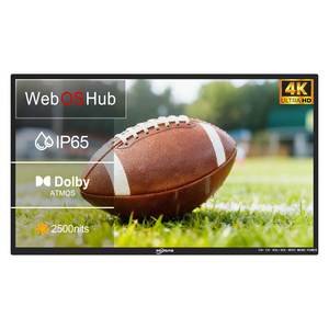 สมาร์ททีวีกลางแจ้งขนาด 65-75 นิ้ว: 4K UHD ความสว่าง 2000nits มาตรฐาน IP65 |   Google TV, รับประกัน 5 ปี ทีวีสำหรับใช้งานกลางแจ้ง ดีไซน์กันน้ำ เหมาะสำหรับ - Product Image 1