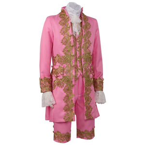 Nouvelle tenue d'Halloween pour homme, costume de roi ou de prince médiéval victorien vintage, veste, gilet, manteau, tenue de scène, de théâtre ou de cosplay - Product Image 3