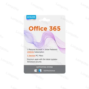 Compte Office 365 Mot de passe en ligne pour PC Mac Office 365 Envoyer par e-mail et Ali Page