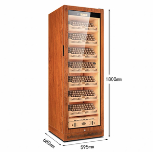Humidor para Cigarros NUELEAD, de Madera de Cedro Español, Ecológico, con Compresor Refrigerado por Aire, Puerta de Vidrio con Desempañador Automático y Panel Táctil - Product Image 6