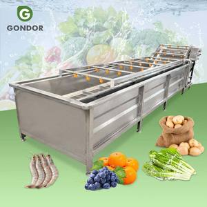 Máquina y equipo de lavado industrial de burbujas de aire para limpiar hojas verdes, frutas, repollo y verduras - Product Image 1