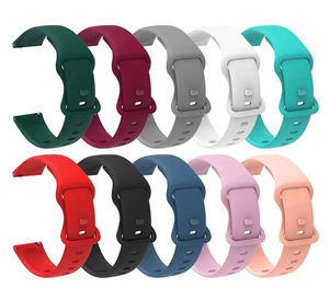 Correa de Reloj de Silicona Suave Personalizada de 20mm 22mm para <span class=keywords><strong>Samsung</strong></span> Galaxy <span class=keywords><strong>Watch</strong></span> 5 <span class=keywords><strong>4</strong></span> 3 <span class=keywords><strong>Active</strong></span> 2 44mm 40mm 42mm <span class=keywords><strong>46mm</strong></span> 41mm - Product Image 2