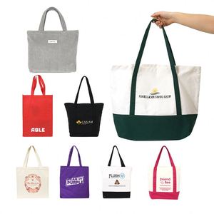 Bolsa de Tela Personalizada con Impresión, Gran Capacidad, Reutilizable, con Base Colorida - Product Image 4