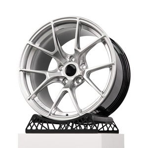 Rines Ligeros KE Maiersu Plateados Forjados de 17 18 19 20 21 Pulgadas 5x120 5x114.3 de <span class=keywords><strong>1</strong></span> Pieza para BMW F30 E60 Tesla Mustang - Product Image 1
