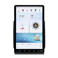 Reproductor de DVD para Auto Gerllish de 16.8 Pulgadas, Radio Android con Pantalla Táctil, Navegación GPS, Carplay para Toyota Tundra 2014-2020