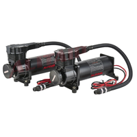 Compresseur de suspension pneumatique double 3,5 CFM 485C CAR 200 PSI, pompe à air 12 V, métal noir, compresseur R pour voiture