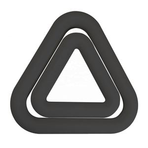 Mancuernas Triangulares de Goma y Hierro Fundido de 7 LB, Ligeras, Duraderas, Antideslizantes, Unisex, para Gimnasio, Yoga, Ejercicio, Brazos - Product Image 5