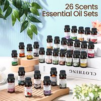 Coffret d'Huiles Essentielles 10ml, Huile Parfumée pour Kit d'Aromathérapie Diffuseur Humidificateur, Huiles d'Aromathérapie pour Fabrication de Bougies, Bains et Parfums