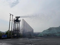 Canon à brouillard industriel XinTian pour le contrôle de la pollution atmosphérique portuaire, pulvérisateur de brume, système d'irrigation agricole et démolition