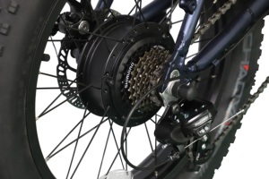 Greenpedel-motor de cubo de 20 pulgadas, 48v, 500w, suspensión completa, neumático ancho, bicicleta eléctrica plegable - Product Image 4