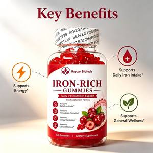 Gomitas Vitaminadas Ricas en <span class=keywords><strong>Hierro</strong></span>, Certificadas por Amazon GMP, Muestra Gratuita <span class=keywords><strong>para</strong></span> Distribuidores B2B, MOQ Bajo, Fórmula Personalizada, No Apto <span class=keywords><strong>para</strong></span> Mujeres Embarazadas - Product Image 4