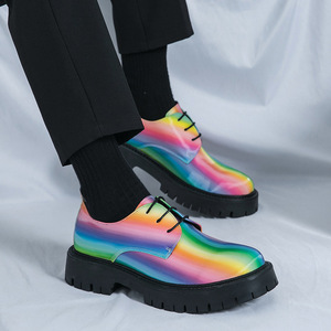 รองเท้าหนังทรง Chunky Toe สไตล์ลำลองแบบทางการ รุ่นใหม่ปี 2026 สำหรับผู้ชาย สไตล์อังกฤษ ทันสมัยและสวมใส่สบาย - Product Image 3