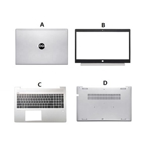 Coque d'ordinateur portable ABCD pour HP ProBook 450 <span class=keywords><strong>455</strong></span> G6 <span class=keywords><strong>G7</strong></span> PRO 15 G2 G3 ZHAN 66 – Cache LCD, repose-poignets et boîtier inférieur pour ordinateur portable 450 G6 - Product Image 1